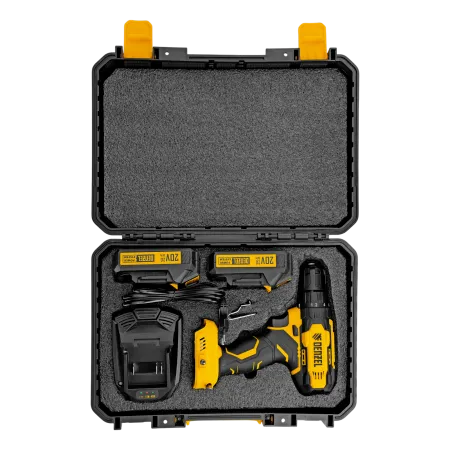 Дрель-шуруповерт аккумуляторная DENZEL CDQ-20, Li-Ion, 20 В