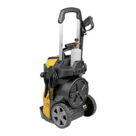 Моечная машина высокого давления DENZEL R-230iD, 3300 Вт, 230 бар, 600 л/ч, асинхронный двигатель, с барабаном