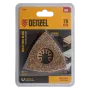 Насадка для МФИ DENZEL 782323 шлифовальная дельтавидная, HM, по плитке и дереву, 78 мм