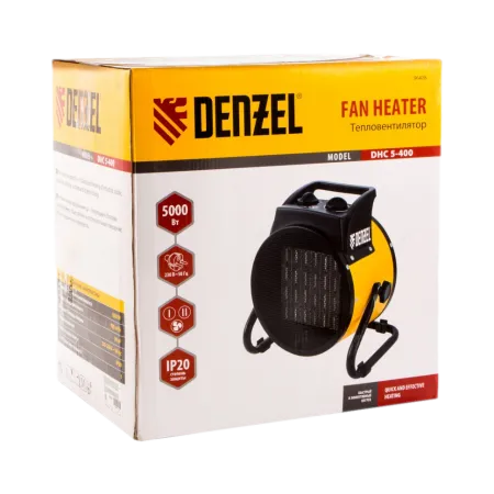 Тепловая пушка DENZEL DHC 5-400, 230 В, 0.04/3/5 кВт, керамический нагреватель