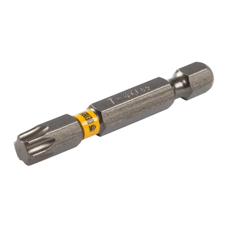 Бита DENZEL TX 40х50, сталь S2, шестигранный профиль, 10 шт. Е 6,3
