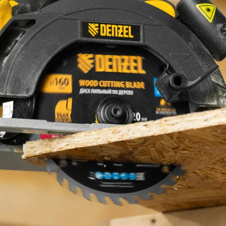 Пильный диск по дереву DENZEL ф165 х 20 мм, 36 зубьев