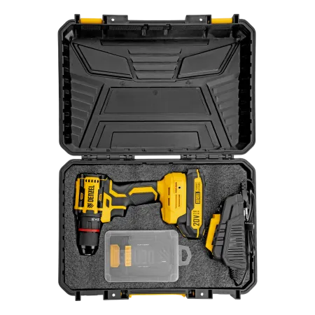 Дрель-шуруповерт аккумуляторная бесщет. DENZEL CDH-BL-20, Li-Ion, 20 В