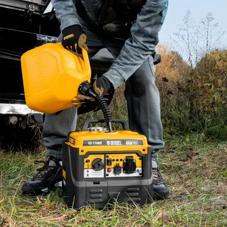 Генератор инверторный DENZEL GS-1100iF, 1,1 кВт, 230 В, ручной старт