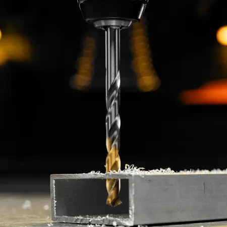 Сверло спиральное по металлу DENZEL 8,5 x 117 мм, Р6М5, Golden Tip