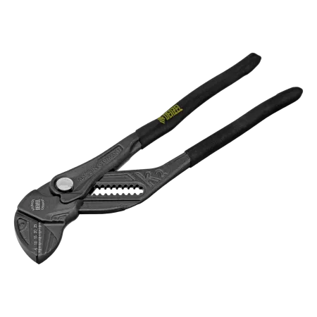 Клещи переставные DENZEL кнопочный механизм, обливные рукоятки, сантехнические, 250 мм