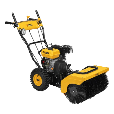 Снегоуборщик гибридный с функц. подметания DENZEL SWB-600, 212 сс, руч. старт, 2 насадки