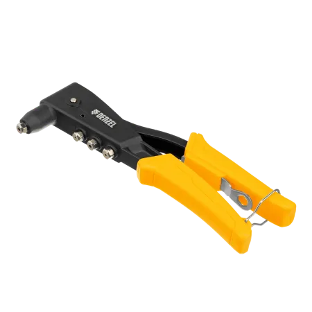 Заклепочник ручной DENZEL 255 мм, литой, усиленный, заклепки 2,4-3,2-4,0-4,8 мм