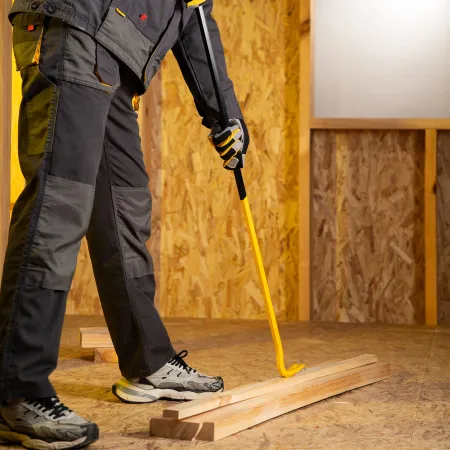 Лом-гвоздодер DENZEL 1200 мм, шестигранный 19 мм, окрашенный, сталь 65