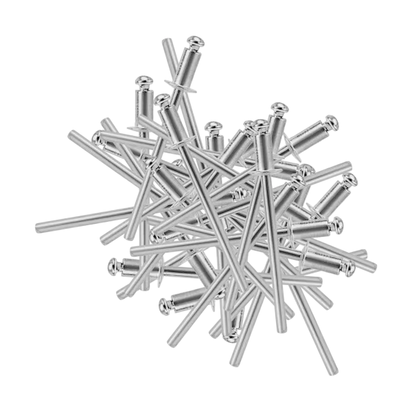 Заклепки алюминиевые DENZEL 1/8"-1/4", 3 х 6 мм, 50 шт
