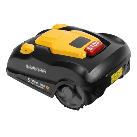 Робот-газонокосилка DENZEL Grass Master 1000  1000м2, 3Ач, 28V, LCD дисплей, Wi-Fi