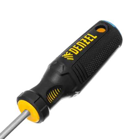 Отвертка DENZEL SL6x150 мм, S2, 3к рукоятка