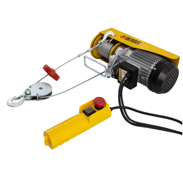 Тельфер электрический DENZEL TF-800, 0.8 т, 1300 Вт, высота 12 м, 8 м/мин