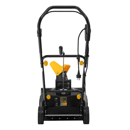 Снегоуборщик электрический DENZEL ESB-460-M, 1.8 кВт, металлический шнек, LED фара