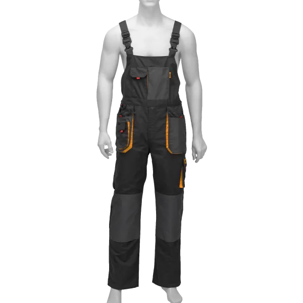 Полукомбинезон профессиональный рабочий DENZEL 65% полиэстер 35% хлопок, XL