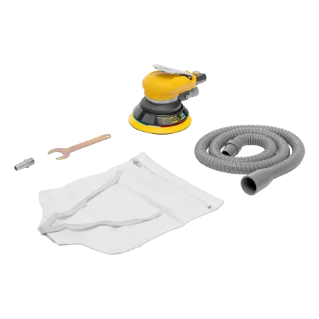 Эксцентриковая шлифовальная машина DENZEL EPG125, 125 мм, 9000 об/мин, 5 мм, 113 л/мин