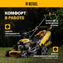 Газонокосилка бензиновая DENZEL GLD-460SP, 146 см3, ширина 46 см, 7 уровней
