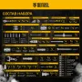 Набор инструментов DENZEL 1/2", 1/4", 3/8", CrV, S2, пластиковый кейс, 216 предметов