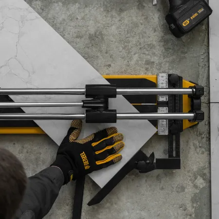 Плиткорез DENZEL 800х14мм, цельнометал. напр., каретка на подш., стальная станина, рукоятка-пенал