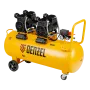 Компрессор безмасл. малошумный DENZEL DLP-3000/100, 3 кВт, 2х1,5 кВт,100 л, 2850 об/мин,500 л/мин