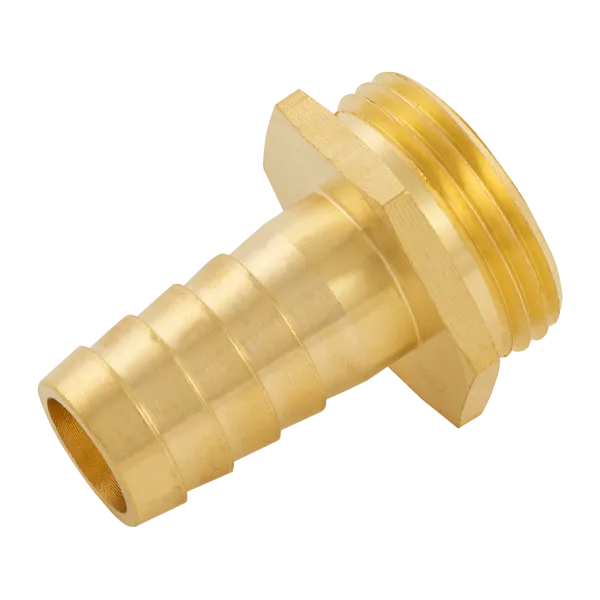 Штуцер для шланга DENZEL 97272, 3/4 дюйм, с наружной резьбой G1