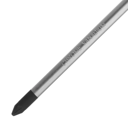 Отвертка DENZEL PZ1x75 мм, CrV, трехкомпонентная рукоятка