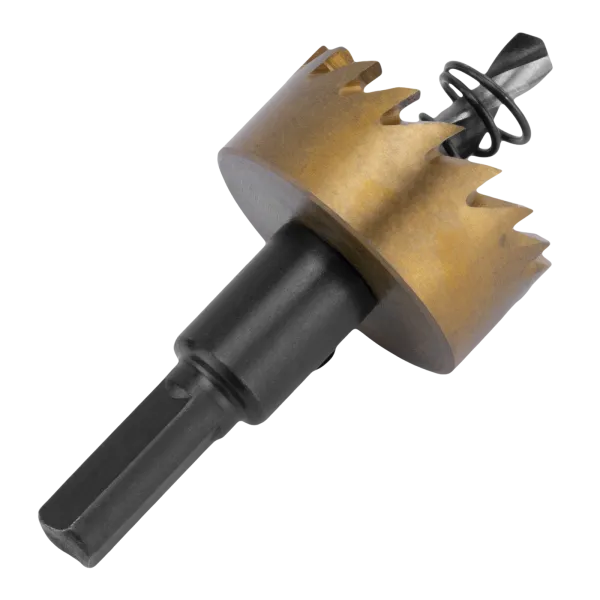 Коронка по металлу DENZEL 724108, 30 мм, HSS, нитридтитановое покрытие