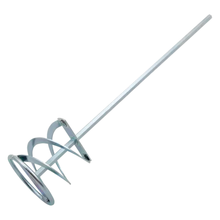 Миксер для красок и штукатурных смесей DENZEL 848447, 80 x 400 мм, шестигранный хвостовик