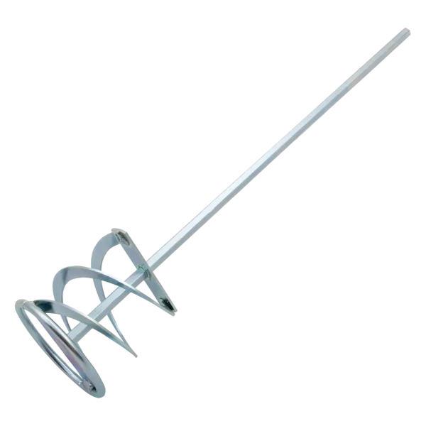 Миксер для красок и штукатурных смесей DENZEL 848447, 80 x 400 мм, шестигранный хвостовик