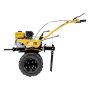 Мотоблок DENZEL DPT-370S, 7 л.с., ремен.сцеп, фрез 3х4, ШОМ, передачи 3В/1Н