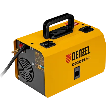Аппарат инвертор. полуавтомат. сварки DENZEL Mini MIG-140LFG, 140 А, ПВ 60%
