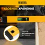 Уровень алюминиевый DENZEL магнит., фрезерованный, 3 глазка (1 зеркал.), 0,5 мм/м, 800 мм