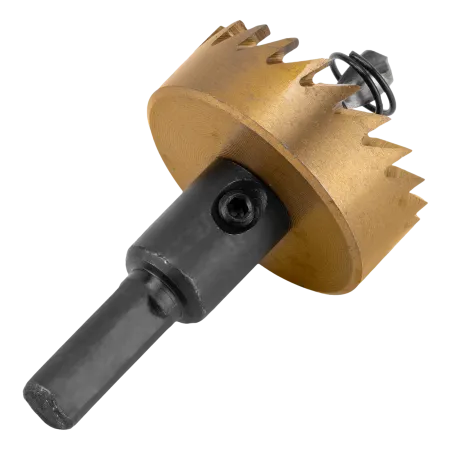 Коронка по металлу DENZEL 724111, 38 мм, HSS, нитридтитановое покрытие