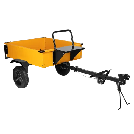 Прицеп для мотоблока DENZEL TT-500, оцинк., груз. 500 кг, рег. сцепка, колеса 4.00-10, в упаковке