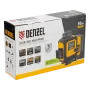 Лазерный уровень мультипризменный DENZEL DLV 360-4T, 30 м, зеленый луч, Li-Ion 2,4 Aч, штатив