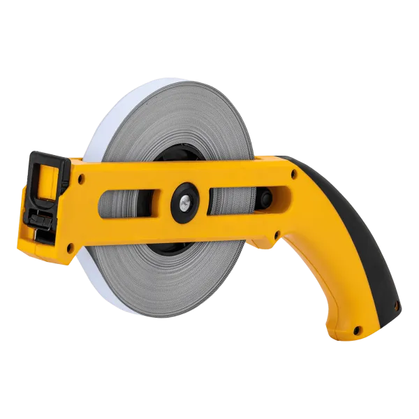 Рулетка геодезическая DENZEL 50 м х 13 мм, открытый корпус, металлическая лента