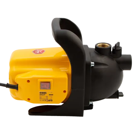 Насос садовый поверхностный DENZEL GP600, 600 Вт, 3000 л/ч, высота подъема 35 м, пластик