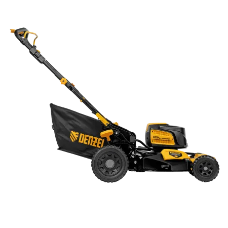 Газонокосилка аккумуляторная бесщет. DENZEL RLMS560-62, привод, 560 мм, Li-ion, 62В