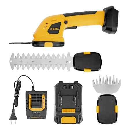 Ножницы-кусторез аккумуляторные DENZEL GS-20, Li-Ion, 20 В