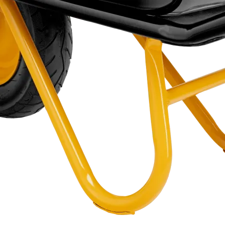 Тачка строительная DENZEL усиленная объем 120 л, 220 кг, колесо 16х4.00-8