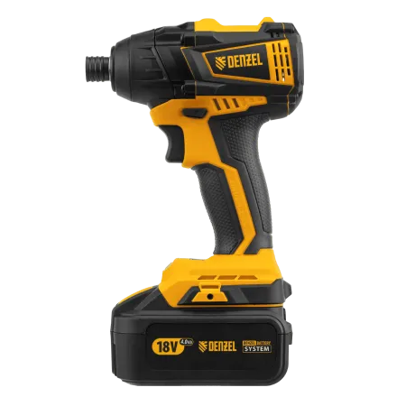 Винтоверт ударный аккумуляторный бесщеточный DENZEL CID-IB-200 18В Li-Ion
