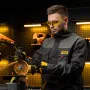 Очки защитные DENZEL открытые, поликарбонатные, желтая линза