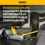 Домкрат гидравлический подкатной DENZEL 2 т, 135-385 мм, в пласт. кейсе