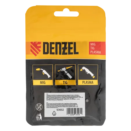 Подающий ролик DENZEL зубчатый профиль под флюсовую проволоку 0,8-1мм, 2 шт