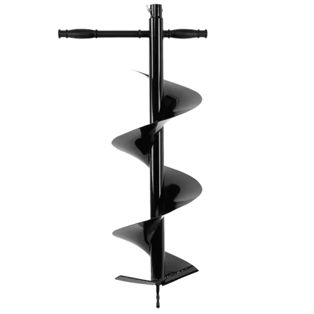 Шнек для грунта DENZEL E-250, диаметр 250 мм, длина 800 мм,соединение 20 мм, несъемный нож