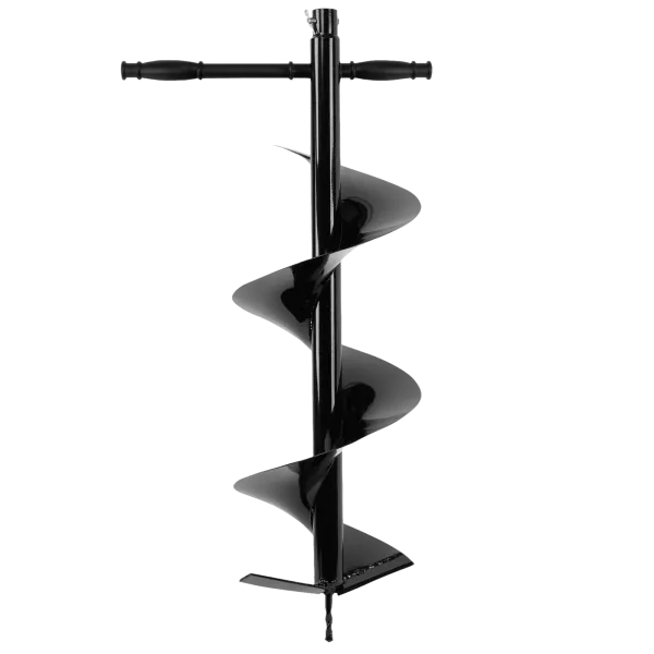 Шнек для грунта DENZEL E-250, диаметр 250 мм, длина 800 мм,соединение 20 мм, несъемный нож