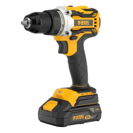 Дрель-шуруповерт аккумуляторная, бесщет. DENZEL BLDL-18-02 Li-Ion, 18 В