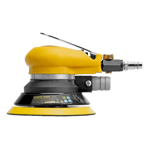 Эксцентриковая шлифовальная машина DENZEL EPG125, 125 мм, 9000 об/мин, 5 мм, 113 л/мин