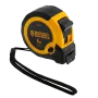 Рулетка DENZEL 8м х 25мм, двухкомп. корпус, кнопка-пауза