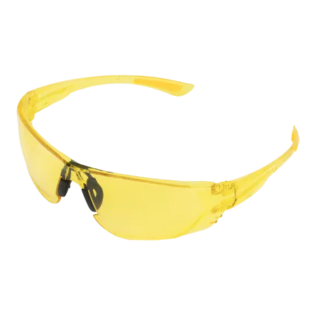 Очки защитные DENZEL открытые, поликарбонатные, желтая линза